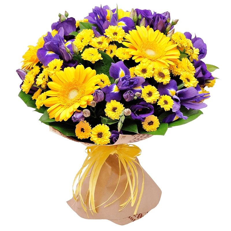 Букеты с ирисами