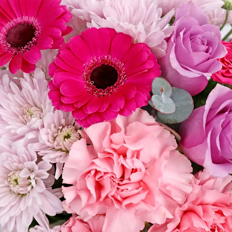 Цветы в коробке Цветочное торжество